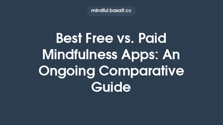 Best Free vs. Paid Mindfulness Apps: An Ongoing Comparative Guide Thumbnail