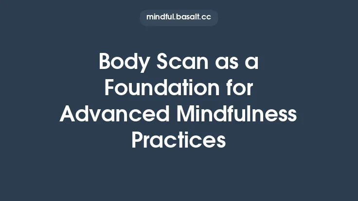 Body Scan as a Foundation for Advanced Mindfulness Practices Thumbnail