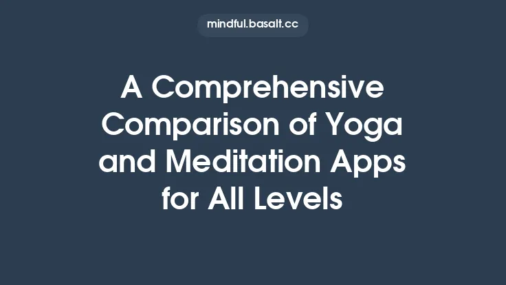 A Comprehensive Comparison of Yoga and Meditation Apps for All Levels Thumbnail