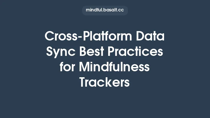 Cross-Platform Data Sync Best Practices for Mindfulness Trackers Thumbnail