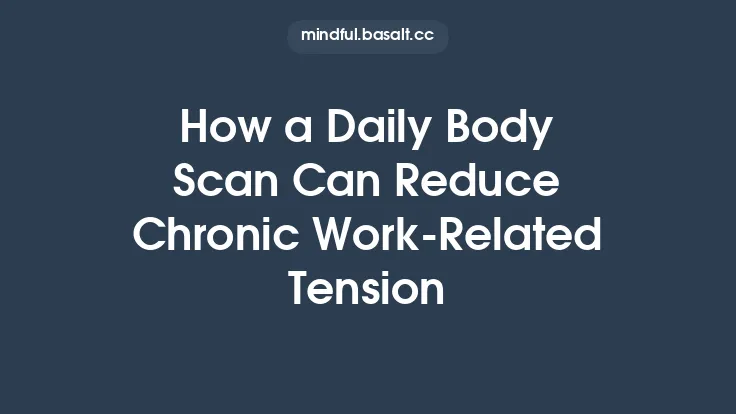 How a Daily Body Scan Can Reduce Chronic Work-Related Tension Thumbnail