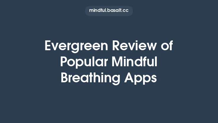 Evergreen Review of Popular Mindful Breathing Apps Thumbnail