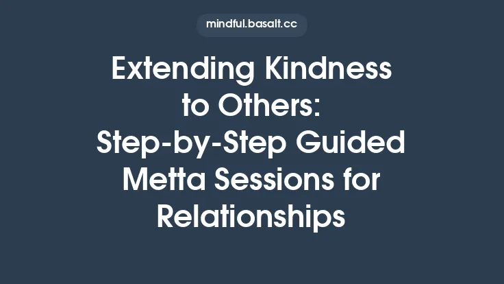 Extending Kindness to Others: Step‑by‑Step Guided Metta Sessions for Relationships Thumbnail