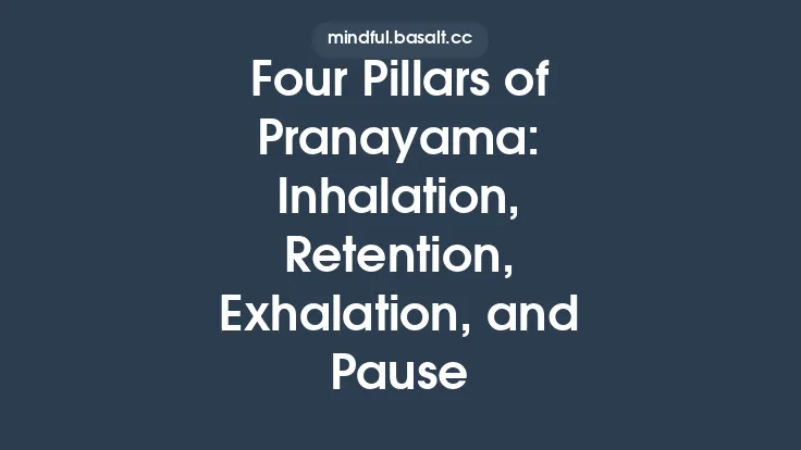 Four Pillars of Pranayama: Inhalation, Retention, Exhalation, and Pause Thumbnail