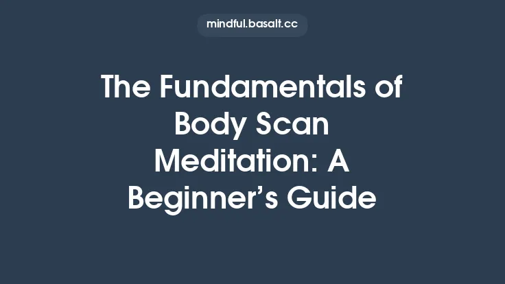 The Fundamentals of Body Scan Meditation: A Beginner’s Guide Thumbnail