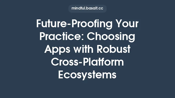 Future-Proofing Your Practice: Choosing Apps with Robust Cross-Platform Ecosystems Thumbnail