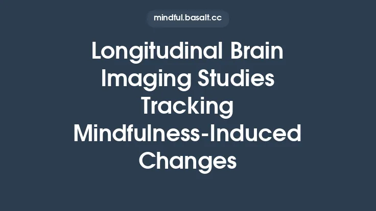 Longitudinal Brain Imaging Studies Tracking Mindfulness‑Induced Changes Thumbnail