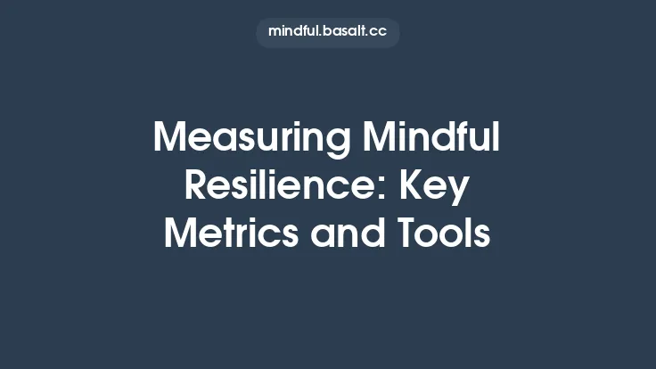 Measuring Mindful Resilience: Key Metrics and Tools Thumbnail
