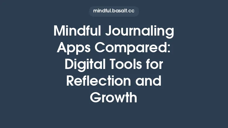 Mindful Journaling Apps Compared: Digital Tools for Reflection and Growth Thumbnail