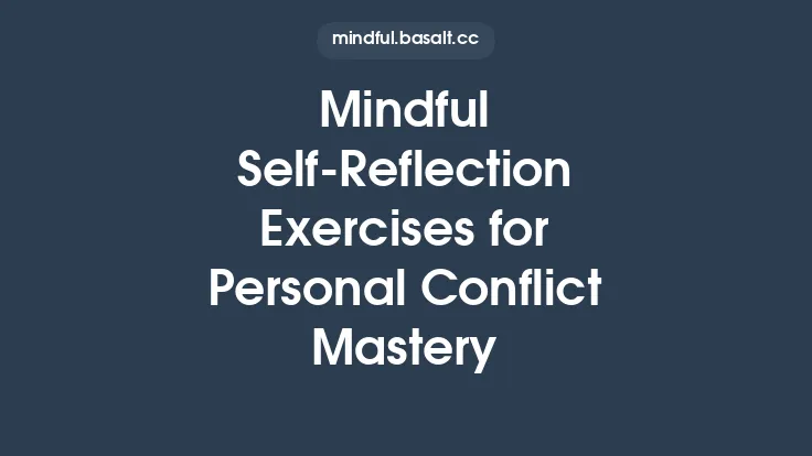 Mindful Self‑Reflection Exercises for Personal Conflict Mastery Thumbnail