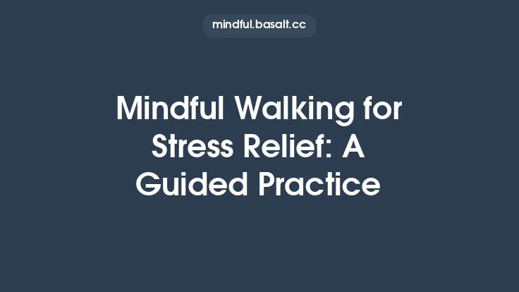 Mindful Walking for Stress Relief: A Guided Practice Thumbnail