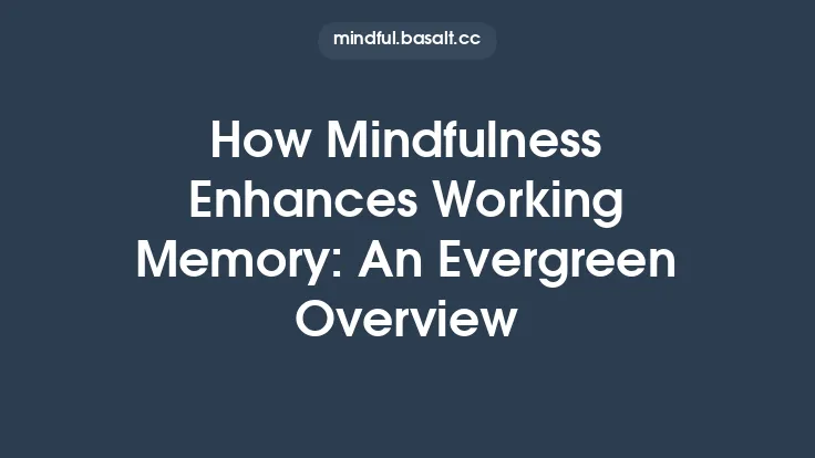 How Mindfulness Enhances Working Memory: An Evergreen Overview Thumbnail