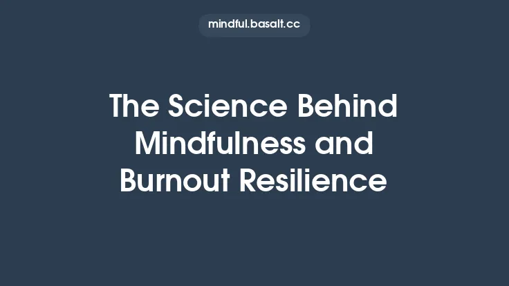 The Science Behind Mindfulness and Burnout Resilience Thumbnail