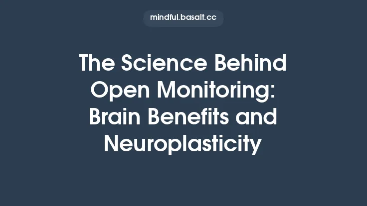 The Science Behind Open Monitoring: Brain Benefits and Neuroplasticity Thumbnail