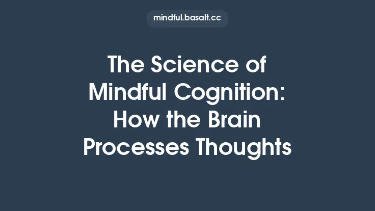 The Science of Mindful Cognition: How the Brain Processes Thoughts Thumbnail