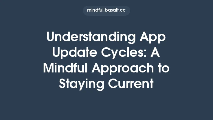 Understanding App Update Cycles: A Mindful Approach to Staying Current Thumbnail