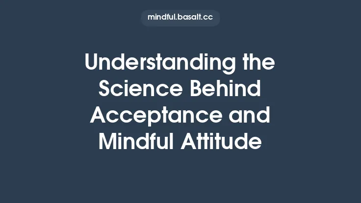 Understanding the Science Behind Acceptance and Mindful Attitude Thumbnail